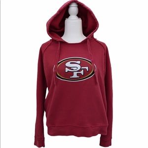 NFL San Francisco 49ers sweatshirt red size medium